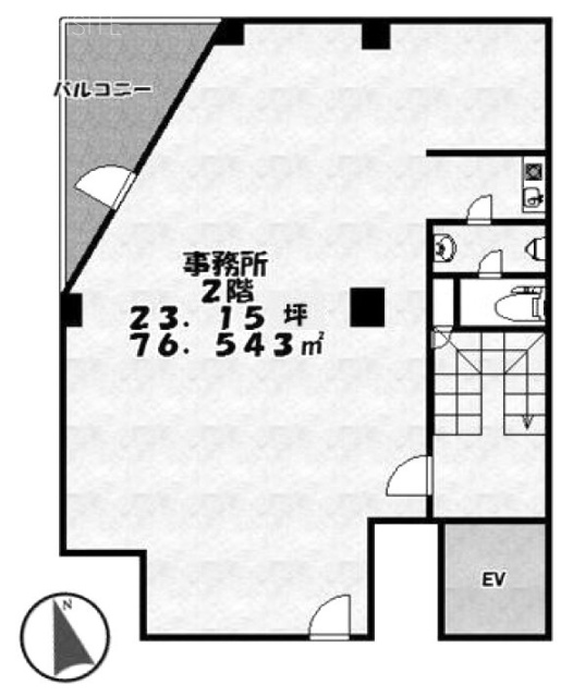 SSビル2F 間取り図