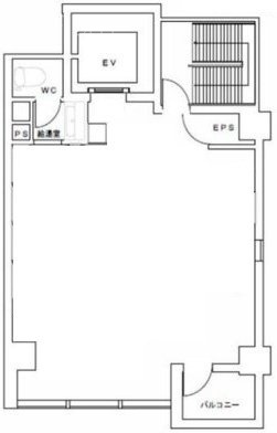 神田美倉町ビル6F 間取り図