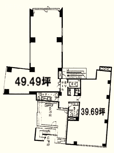 ノーク(NOKK)ビル201 間取り図