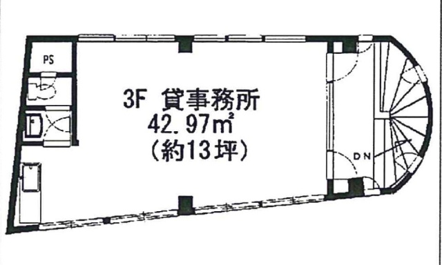 本橋ビル3F 間取り図