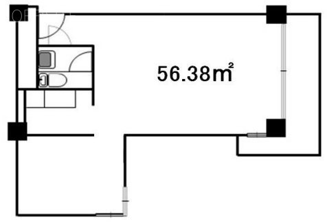 ニュー千駄ヶ谷マンション304 間取り図