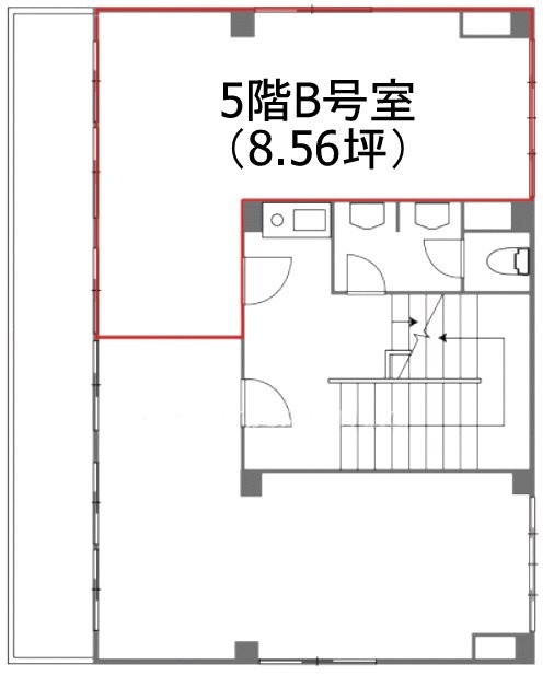 新宿酒販会館B 間取り図