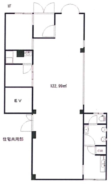 アーバン駒沢ビル1F 間取り図