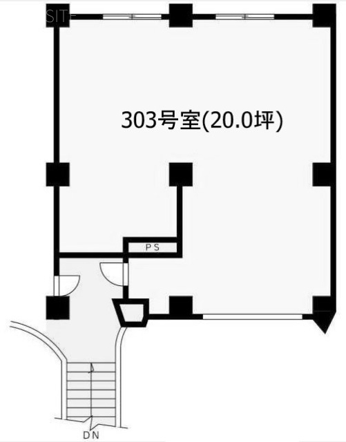 セントラル青山303 間取り図