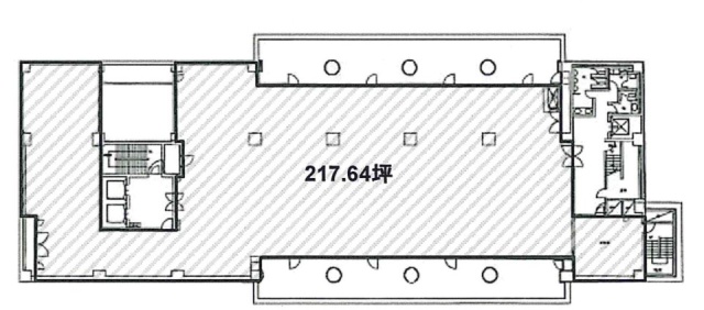 プラチナビルB1F 間取り図