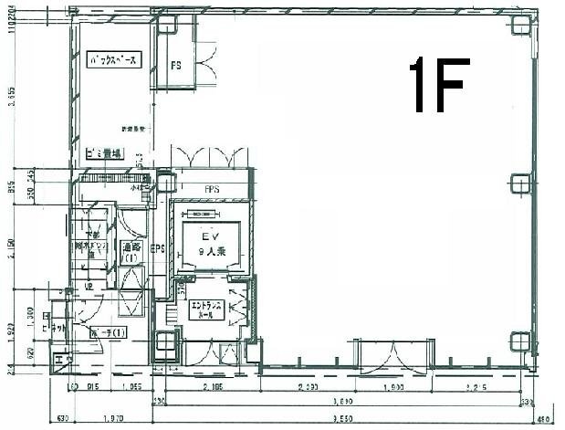 クローバー青山・ONE1F 間取り図