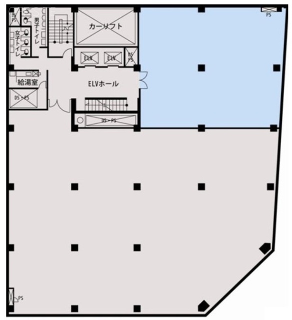 東京建物室町ビル8F 間取り図