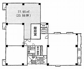 九段ロイヤルビル203 間取り図
