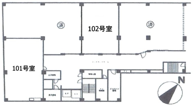 町田森野ビル101 間取り図