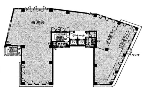 新井ビル3F 間取り図