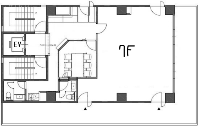 ARC CUBE日本橋本町7F 間取り図