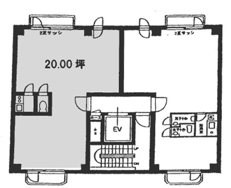 プラザ西麻布7F 間取り図