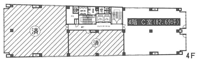 剛堂会館ビルE 間取り図