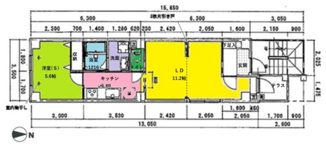 森下4丁目ビル2F 間取り図