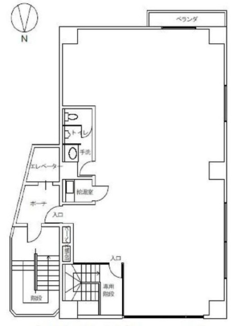 安藤ビル201 間取り図