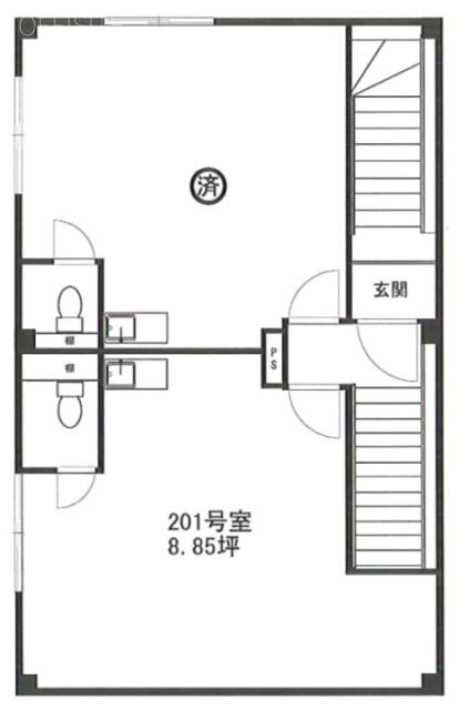 林ビル201 間取り図