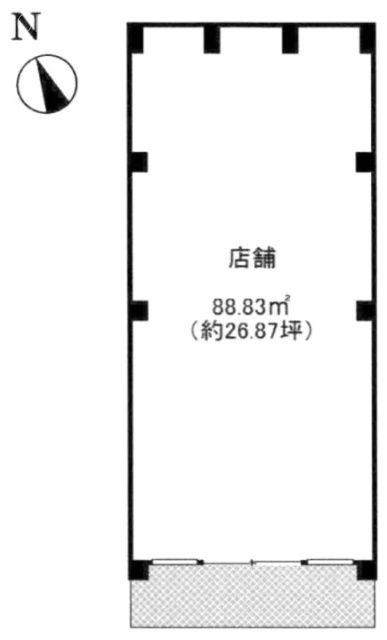 ホワイトプラザ藤田1F 間取り図