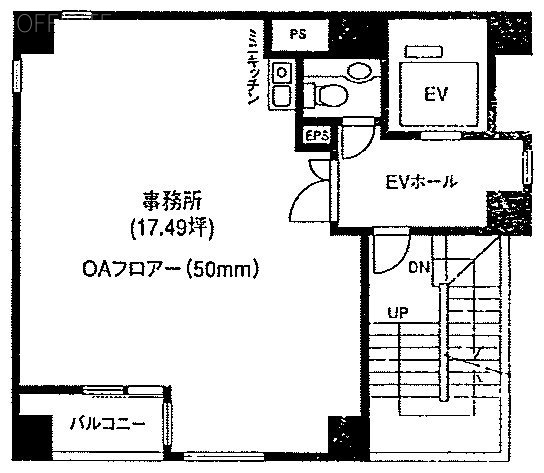 汐留プリプラビル3F 間取り図