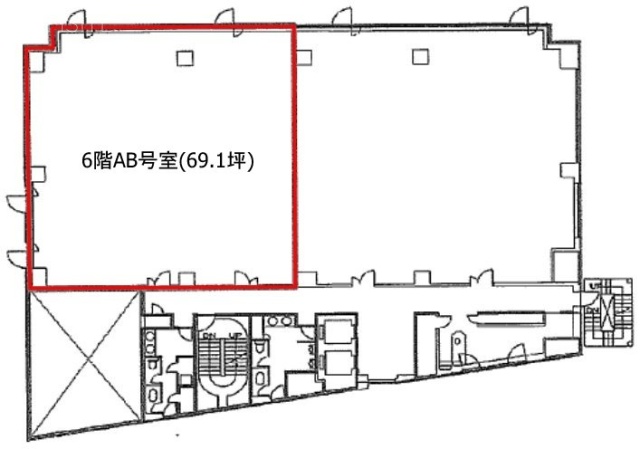 NMF高輪ビルAB 間取り図