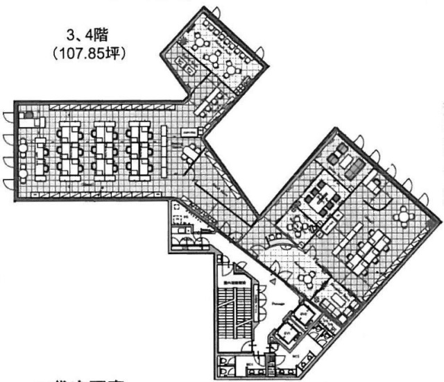 神田小川町三丁目ビル4F 間取り図