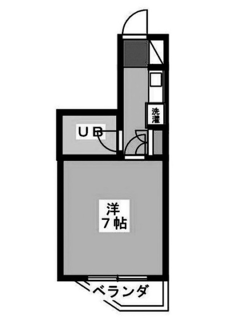 マイスタークエーレ西新宿305 間取り図