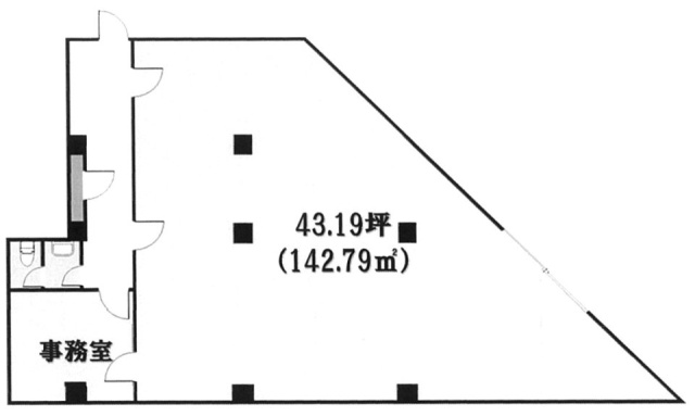 三鷹新川プラザビル1F 間取り図