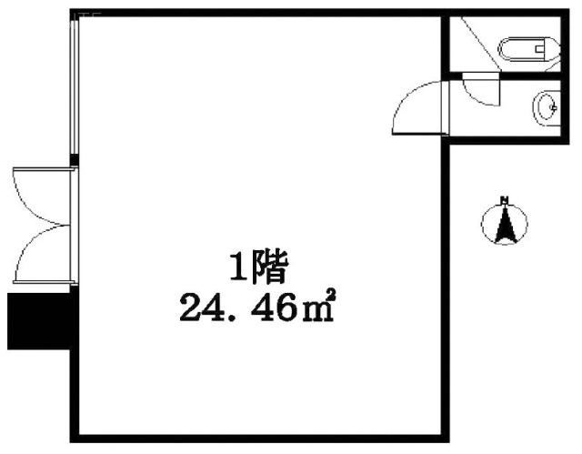 サンクレスト池之端ビル1F 間取り図