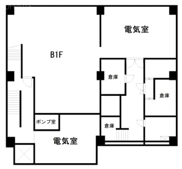 宝国ビルB1F 間取り図