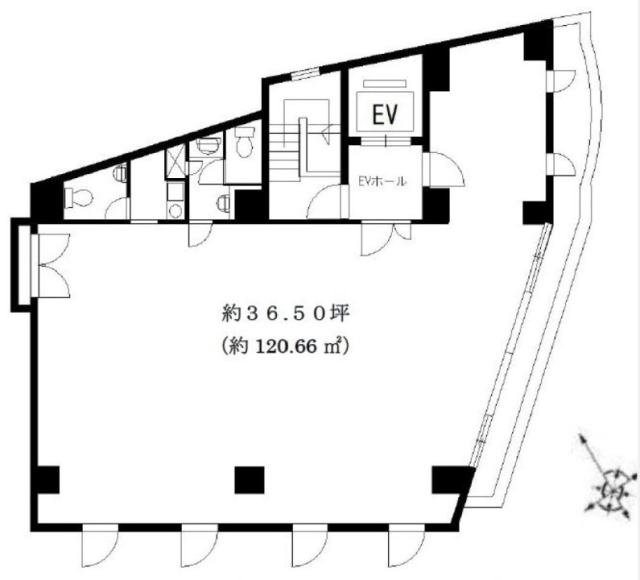 恵比寿清水ビル4F 間取り図