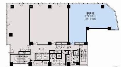 日本橋ファーストビル9F 間取り図