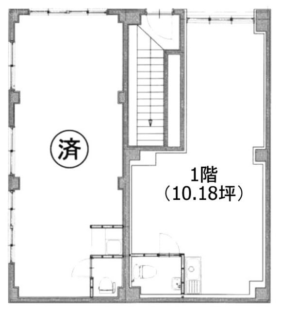 タケノビル1F 間取り図