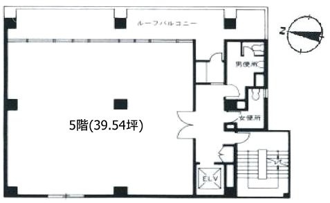 藤野ビル5F 間取り図