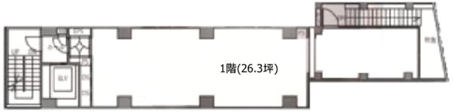 JLBグランエクリュ四谷1F 間取り図