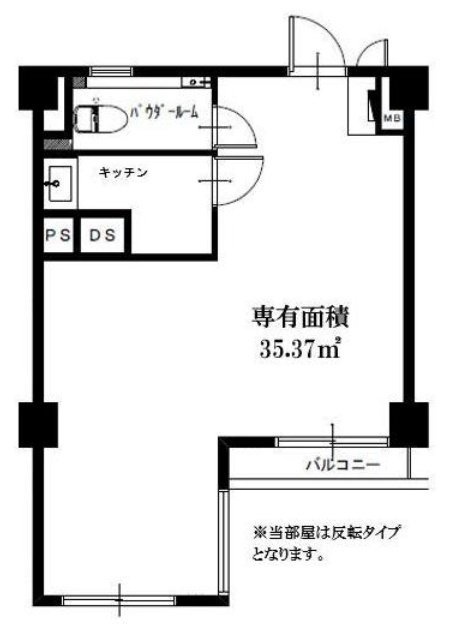 316青山307 間取り図