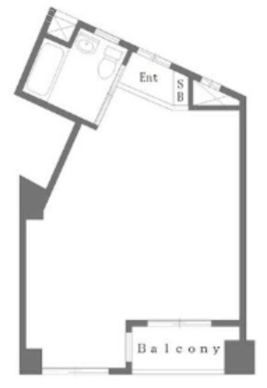 大久保カドビル302 間取り図