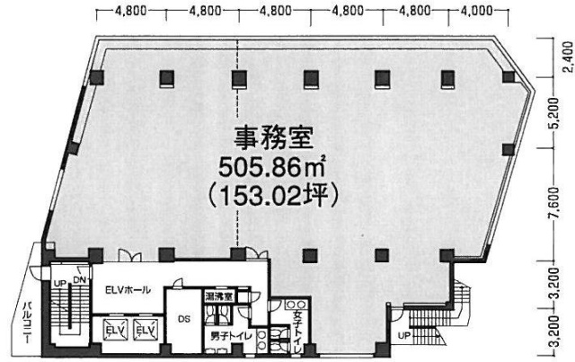 大河内ビル3F 間取り図