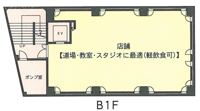 サンライズ長井ビルB1F 間取り図