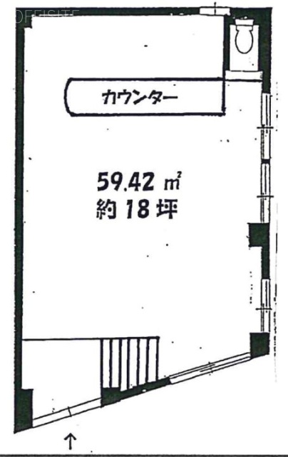 田邊ビルB1F 間取り図