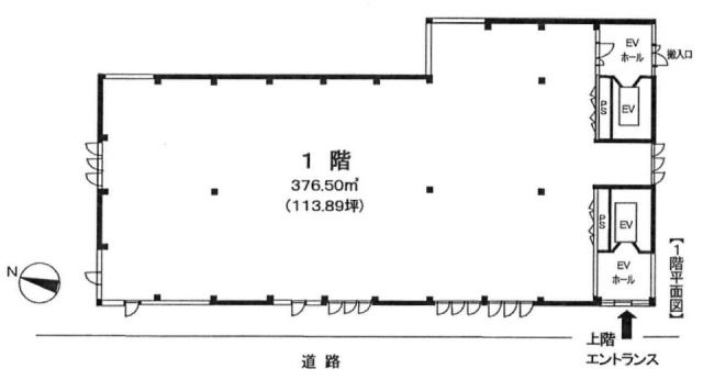 広尾コンプレックスビル1F 間取り図
