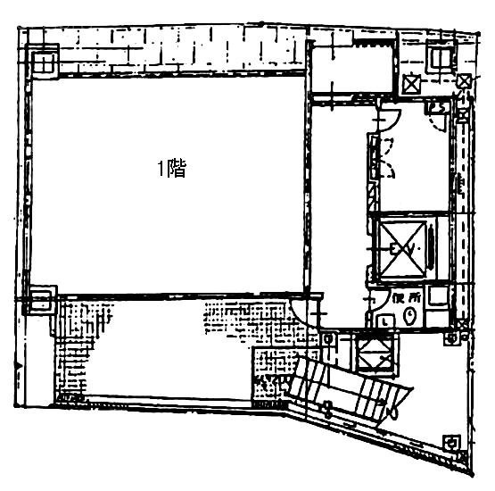THE KINDAI 20 SHINJUKU1F 間取り図