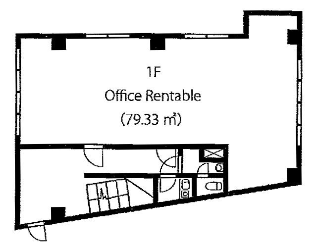 村上ビル1F 間取り図