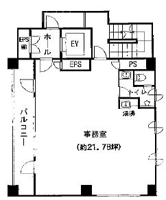 MR(エムアール)ビル9F 間取り図