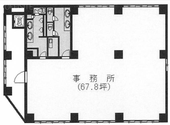 蒲田新生ビル5F 間取り図