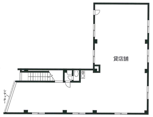 春谷ビル1F 間取り図