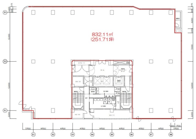 NU関内ビル6F 間取り図