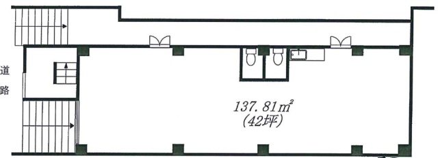 第7三井ビルB1F 間取り図
