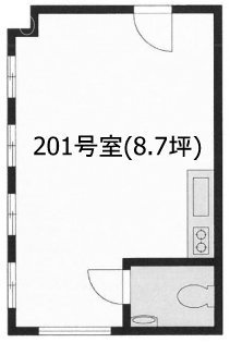 ソシアルビル201 間取り図
