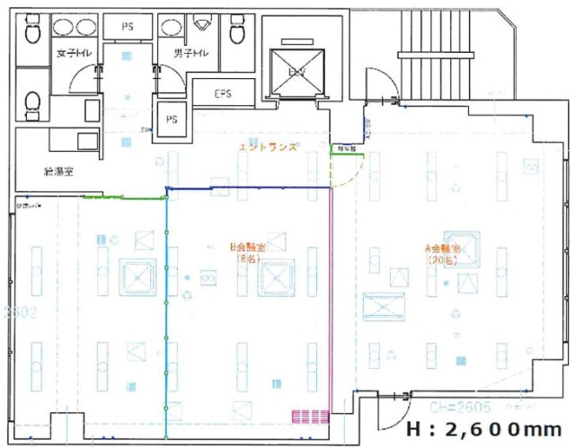 日宝秋葉原ビル9F 間取り図