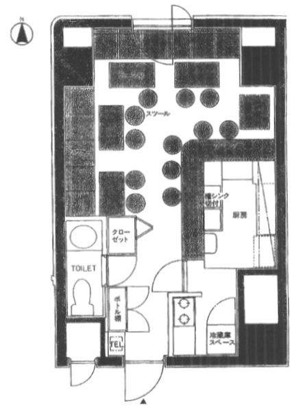 錦糸町KビルB 間取り図