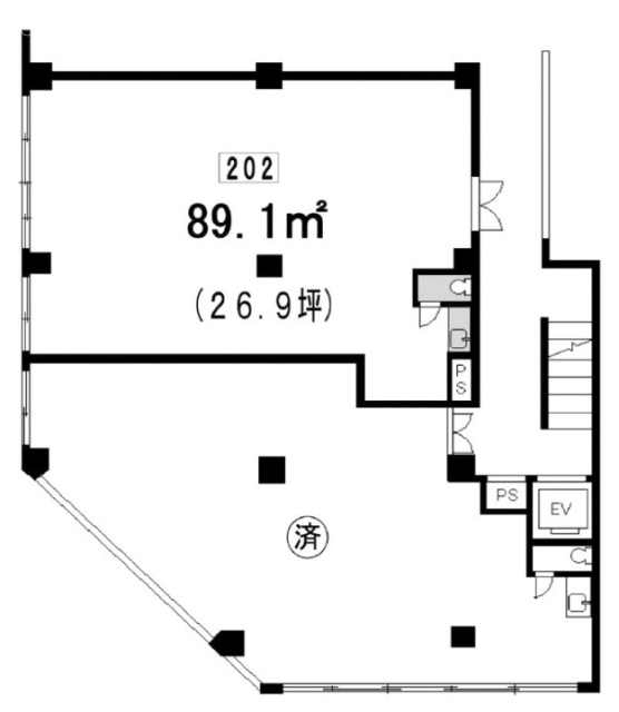 ラポール高円寺202 間取り図